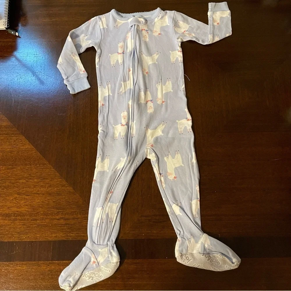 Carter’s: Simple Joys | Llama footed pajamas | 18 mo